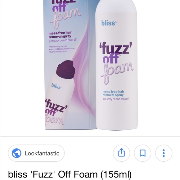 Bliss Other - Bundle of 2 BLISS Fuzz off foam Spray-on Rinse off Bliss Other - Bundle of 2 BLISS Fuzz off foam Spray-on Rinse off